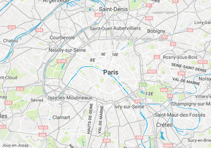 plan itinéraire ratp de Bibliotheque-Francois Mitterrand à Saint-Sébastien-Froissart