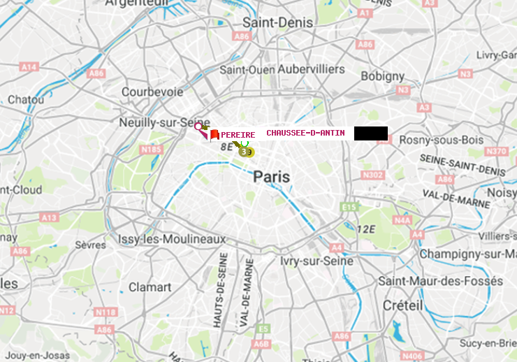 plan itinéraire ratp de Chaussée d
