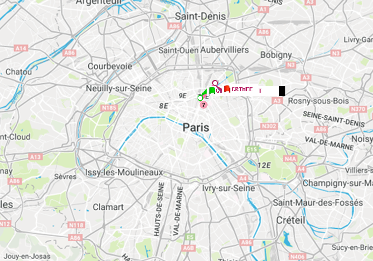 plan itinéraire ratp de Gare de l