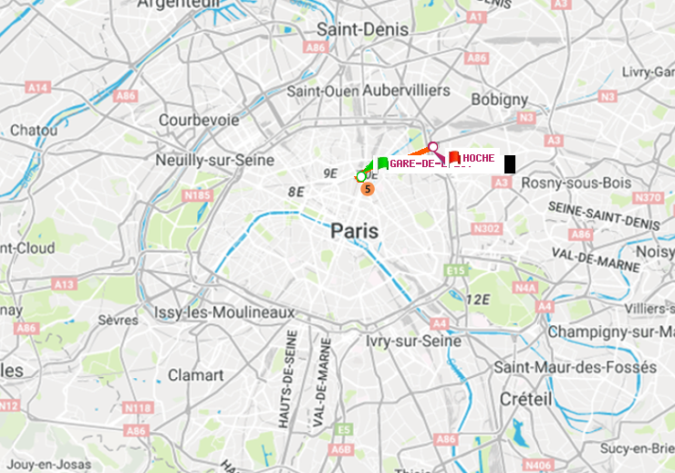 plan itinéraire ratp de Gare de l