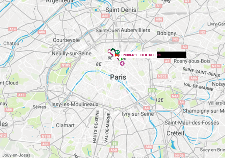 plan itinéraire ratp de Gare de l