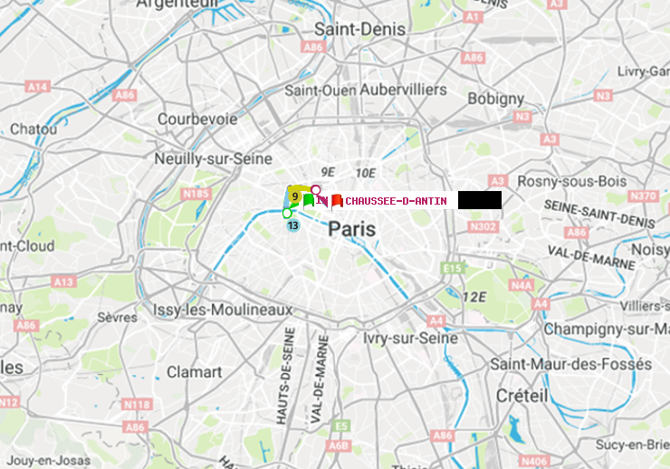 plan itinéraire ratp de Invalides à Chaussée d