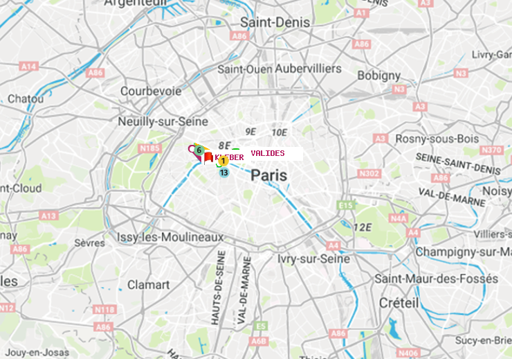 plan itinéraire ratp de Invalides à Kléber