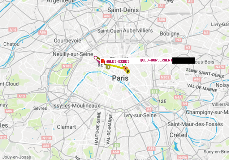 plan itinéraire ratp de Jacques-Bonsergent à Malesherbes