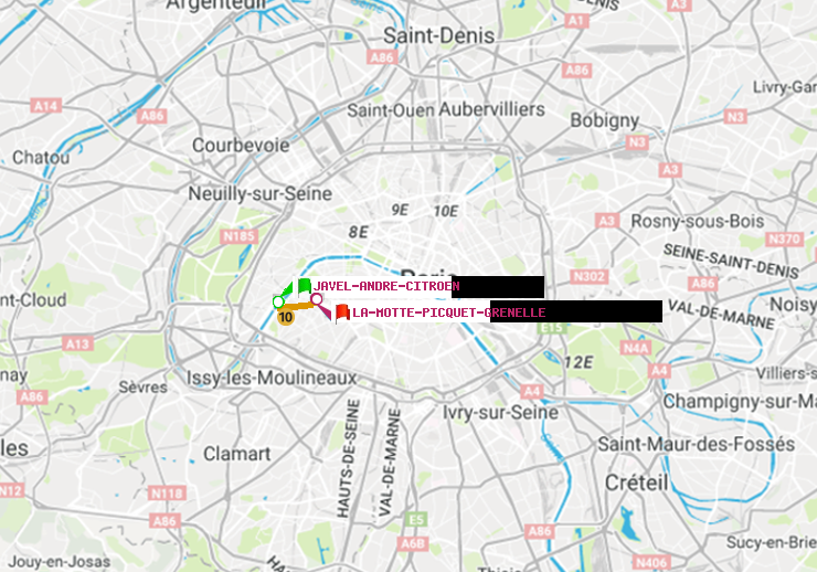 plan itinéraire ratp de Javel-André-Citroen à La Motte-Picquet-Grenelle