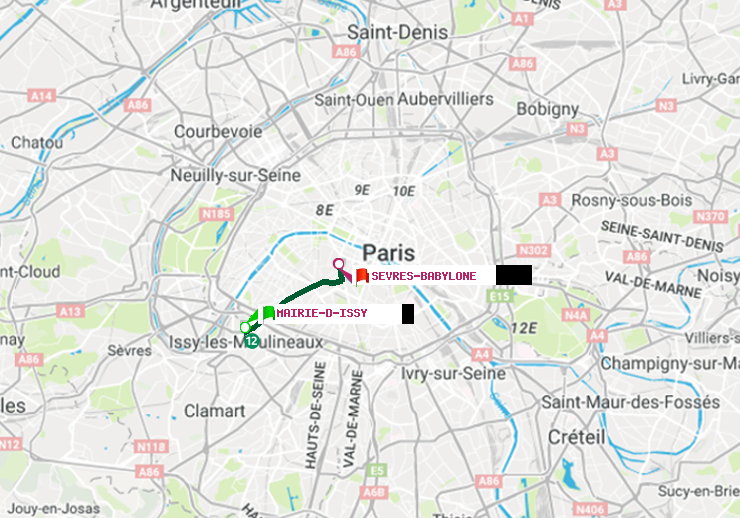 Métro mairie d'issy